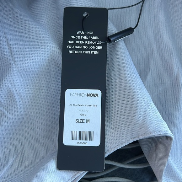 FASHION NOVA - ALL THE DETAILS CORSET TOP - Picture 4 of 8